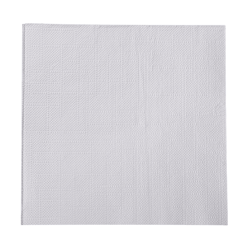 25x25 Napkin Kertas Putih Mesin Eco 3ply Soft Napkin untuk Rumah dan Pesta SJ3101