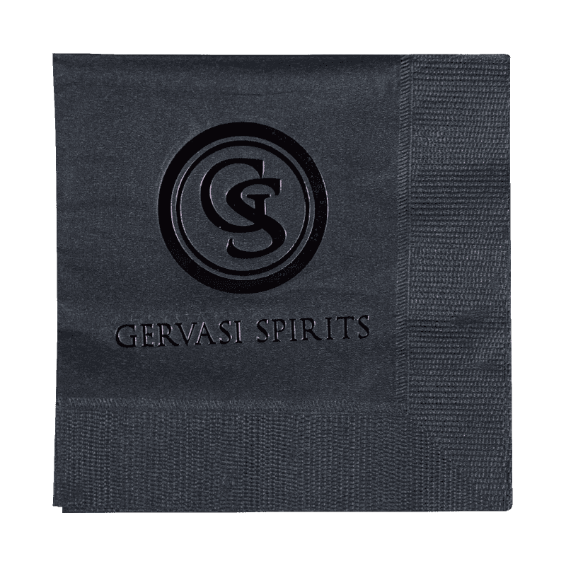 25x25 Tuala Hitam Berkualiti Tinggi Dengan Hot Stamping SJ4302