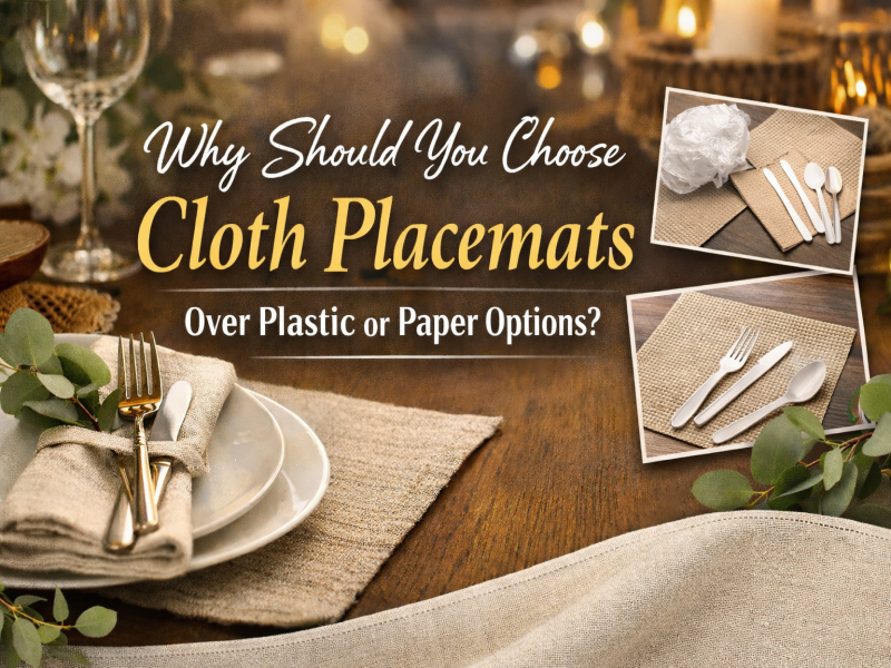 Mengapa Anda Perlu Memilih Alas Kain Daripada Pilihan Plastik atau Kertas?
