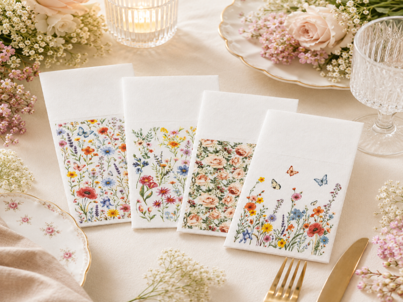 Bagaimana Anda Boleh Memperibadikan Napkin Koktel untuk Perkahwinan dan Acara Korporat?